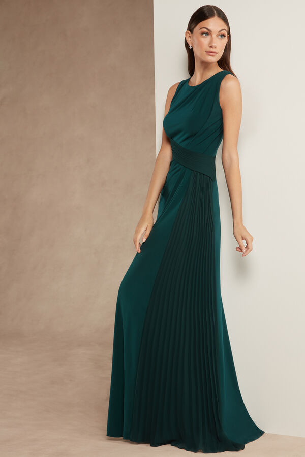 Jersey Dress with Asymmetrical Draping
