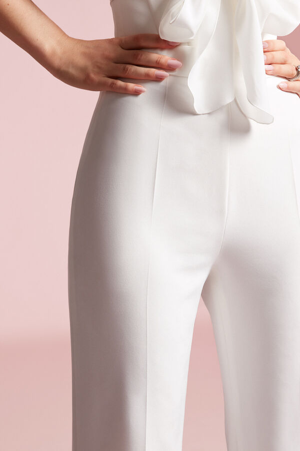 Crepe Stretch Trousers