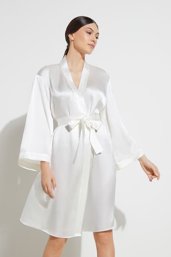 Pure Silk Dressing Gown