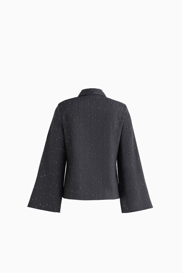 Lurex pinstripe shirt