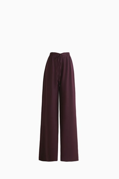 Pantalons fluids de cama ampla