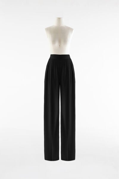 Pantalon en crêpe