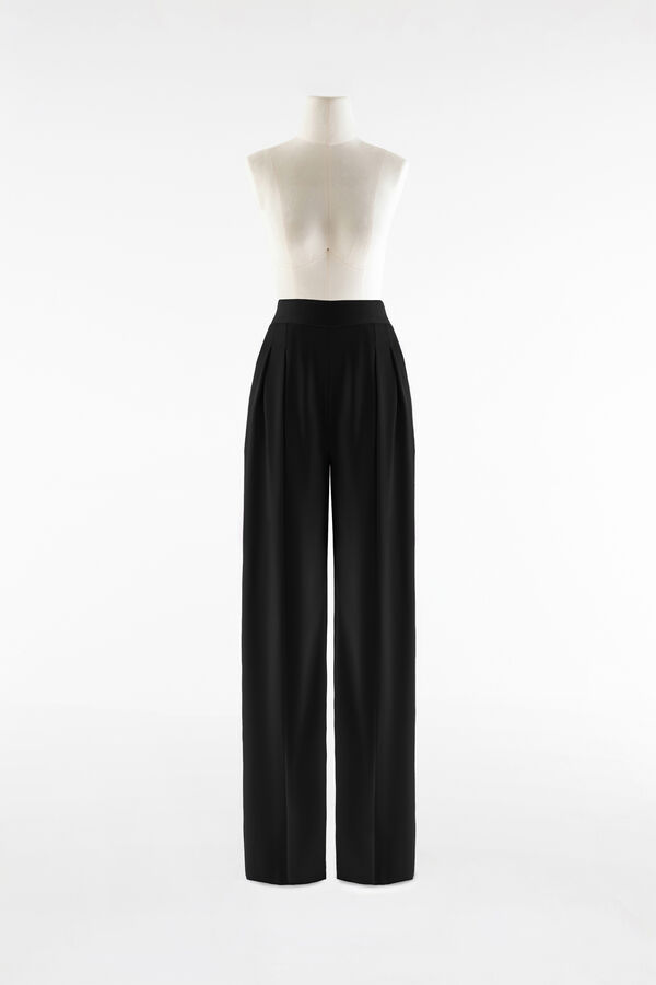 Pantalon en crêpe