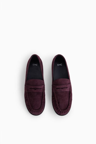 Suede loafers