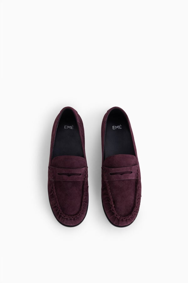 Suede loafers
