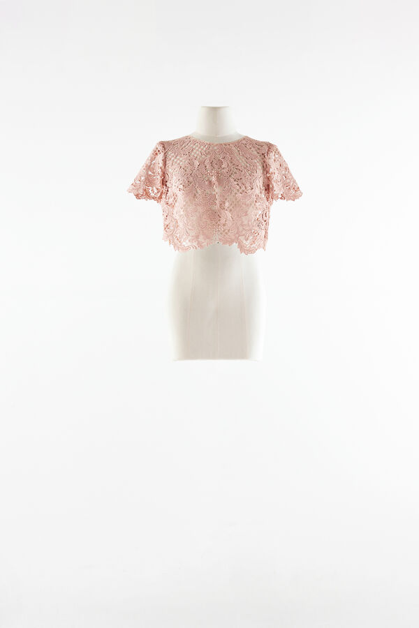 Bolero in pizzo Macramé