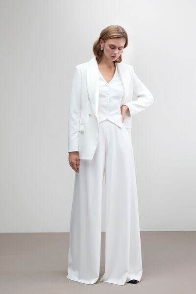 Weste aus Cr&ecirc;pe