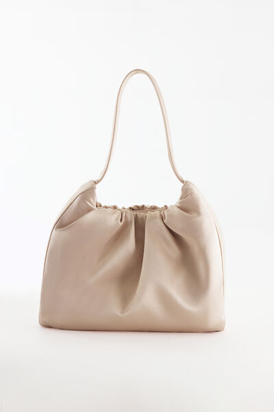 Shoulder bag in raso