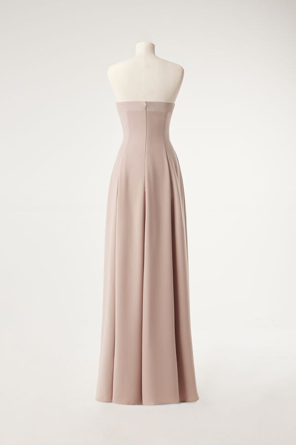 Envers Satin-scollo Top-spacco