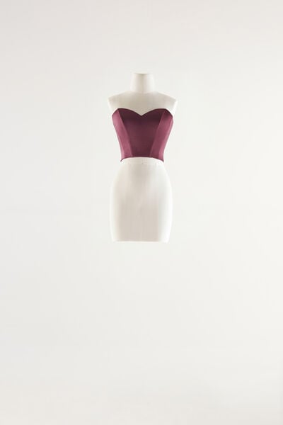 Bustier in raso
