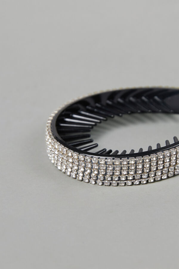 Chain clip in strass