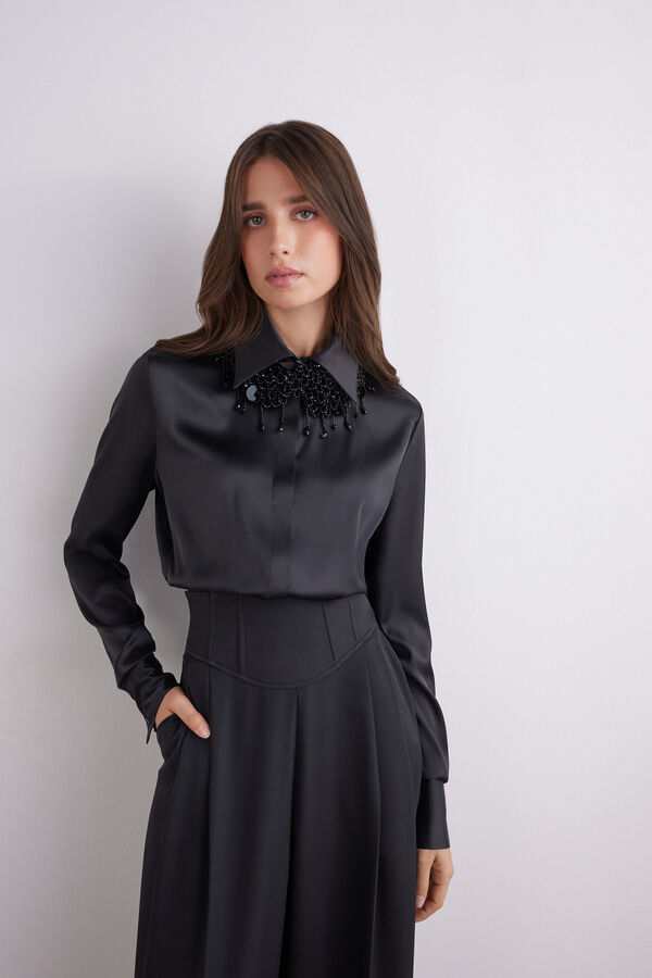 Camicia in raso