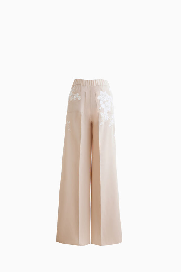 Pantaloni ricamati