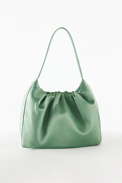 Shoulder bag in raso