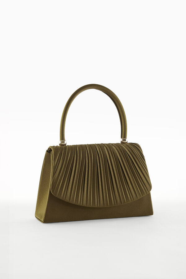 Structured satin bag