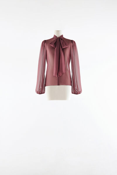 Camicia con fiocco
