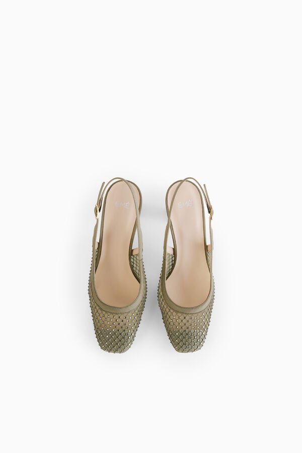 Slingback con strass