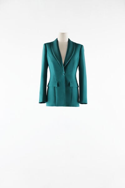 Satin Crepe Jacket