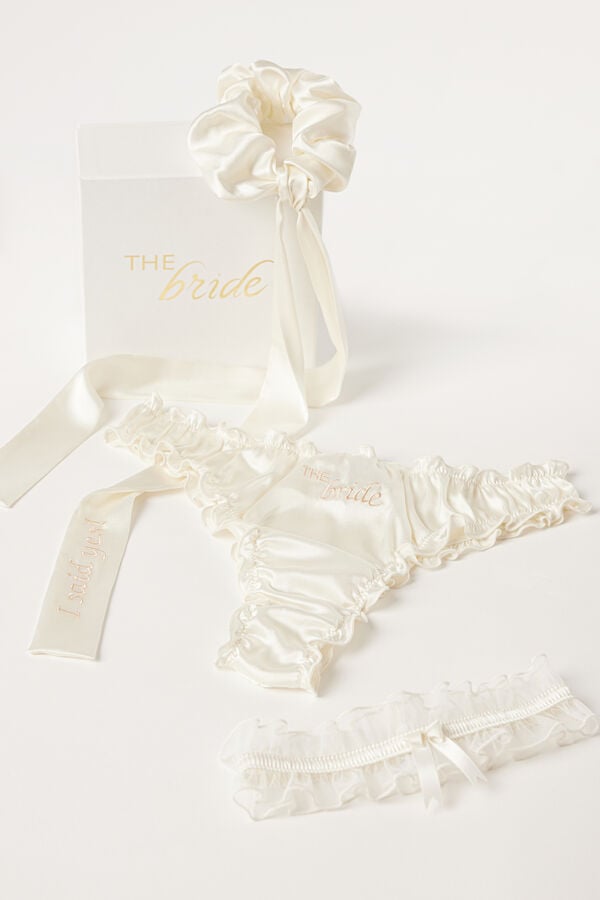 Braut-Accessoire-Set „I said yes“