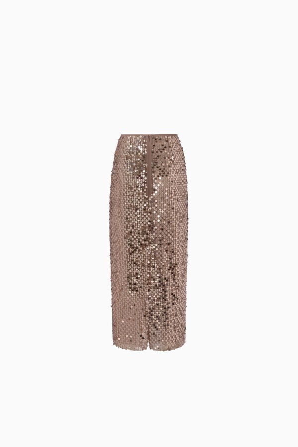 Midi sequin skirt