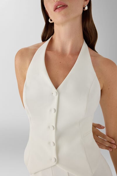 Weste aus Cr&ecirc;pe