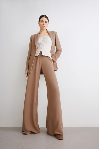 Straight-Leg Trousers