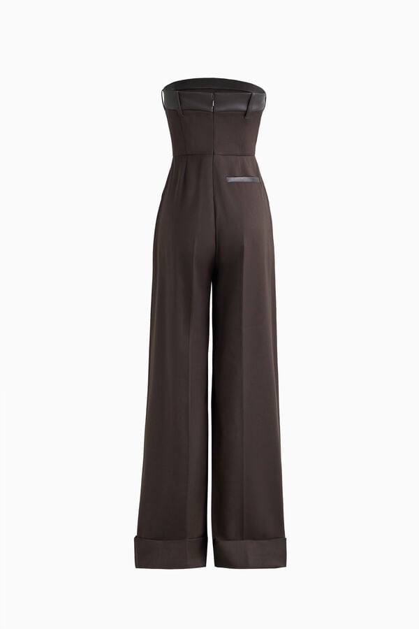 Flannel Palazzo Jumpsuit