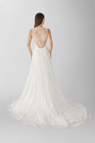 Chantilly lace skirt