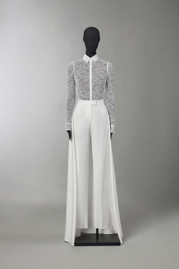 Skirt-effect pant