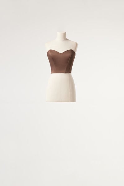 Bustier in raso