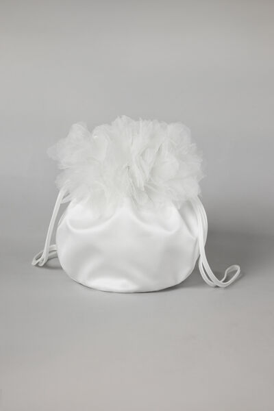 Clutch de novia de satén