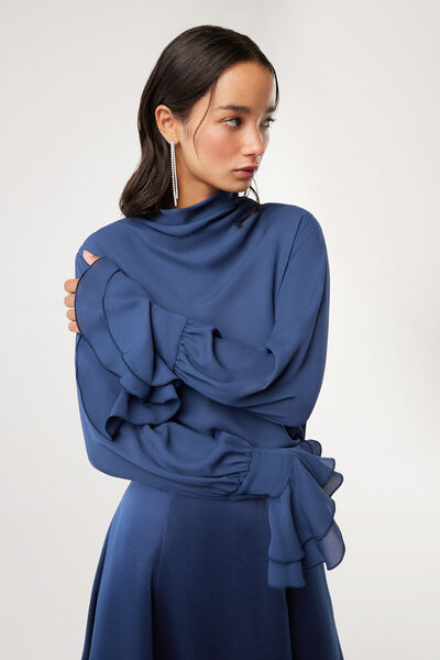 Camicia in georgette