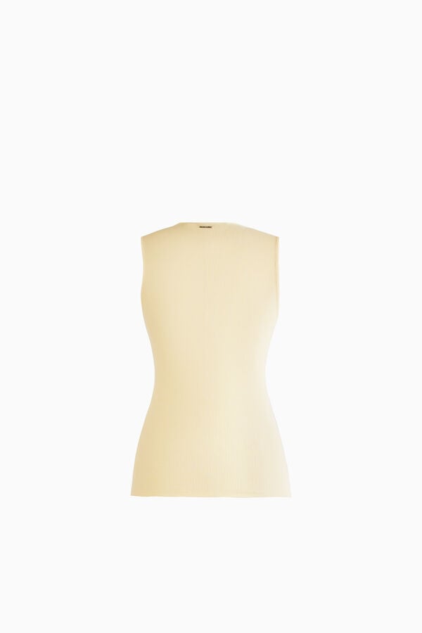 Canotta smanicata in cotone