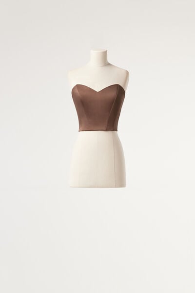 Bustier in raso