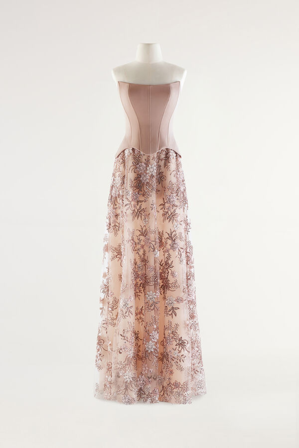 Vestido longo Mosaique