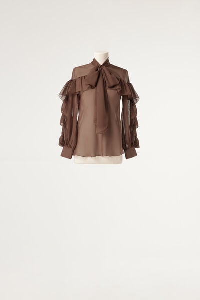 Camicia in chiffon