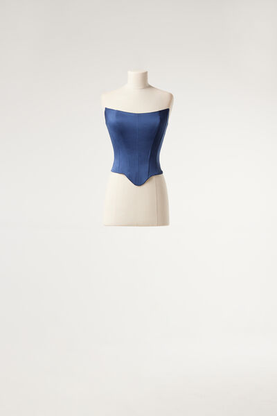 Bustier in raso