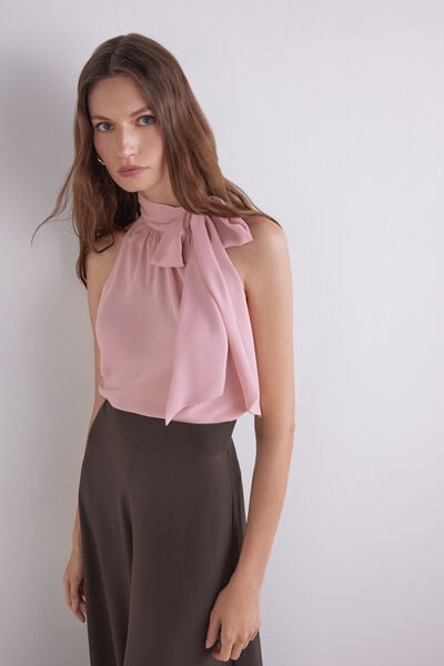 Camicia con fiocco