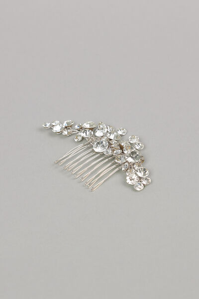 Pettine ricamato con strass