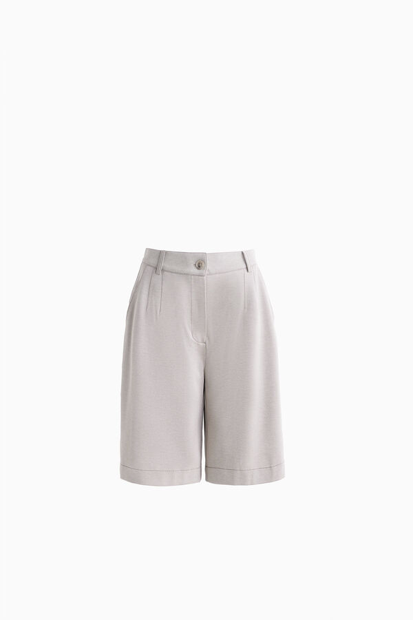 Bermuda-Shorts aus Stretch-Twill