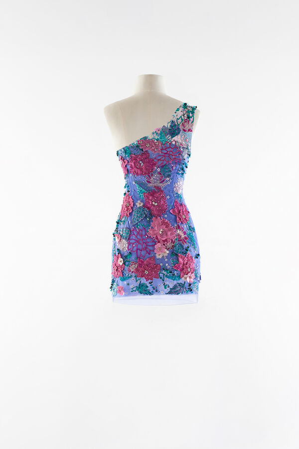 Glicine Short Dress