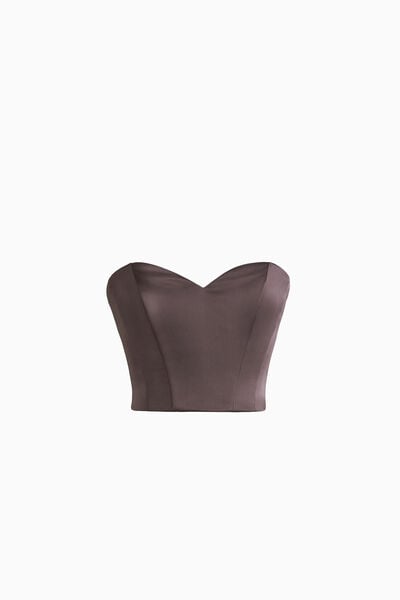 Bustier em cetim