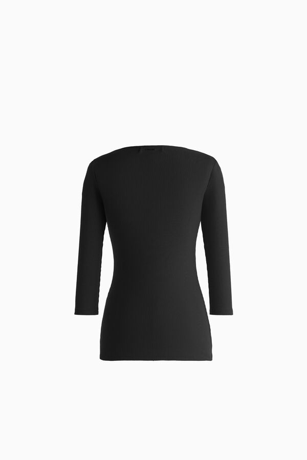 Boat-neck sweater