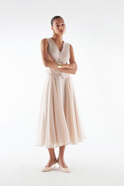 Gonna Midi Chiffon