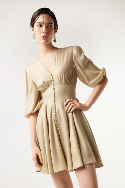 Neonkurzes Kleid
