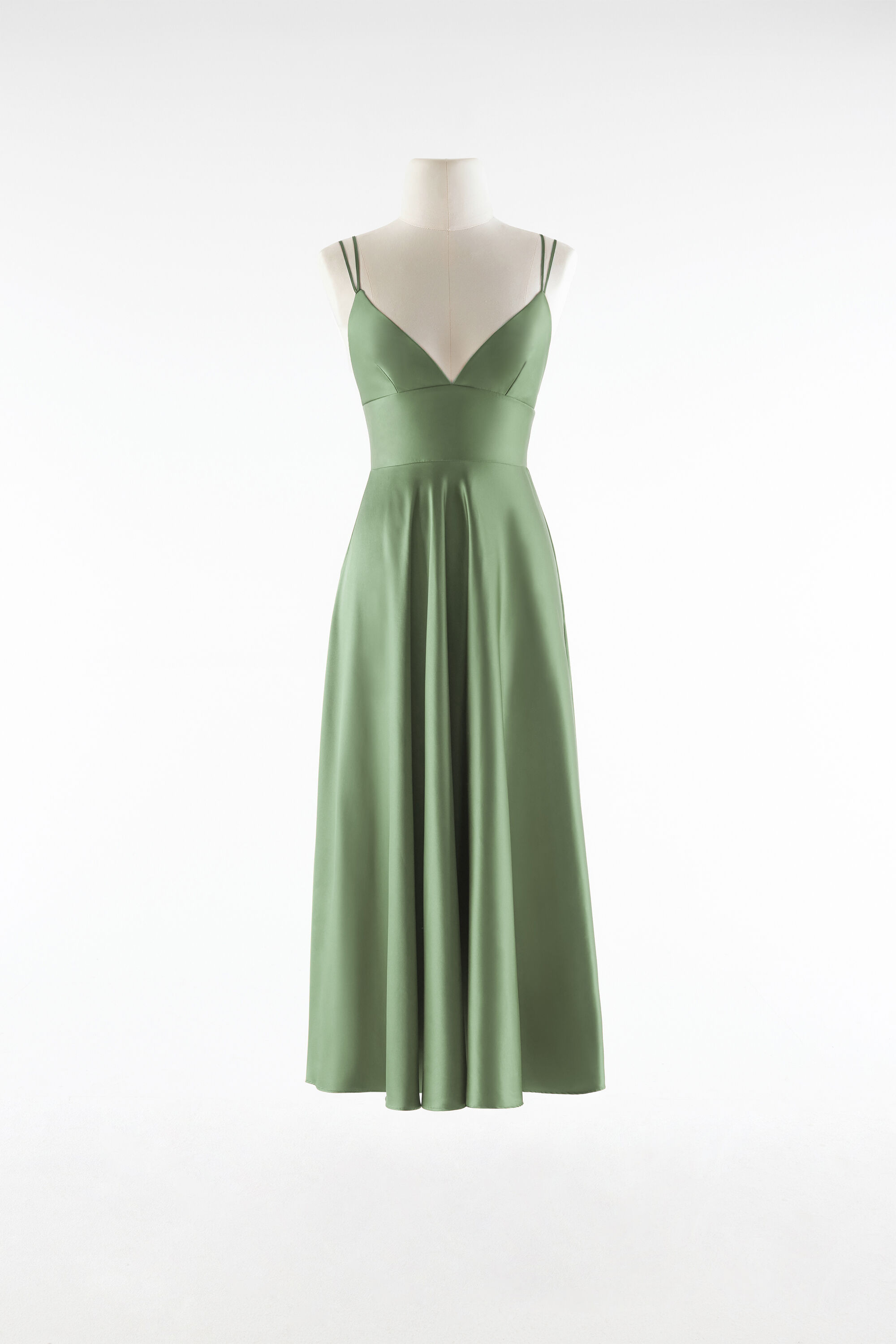Abito midi in seta jacquard FF