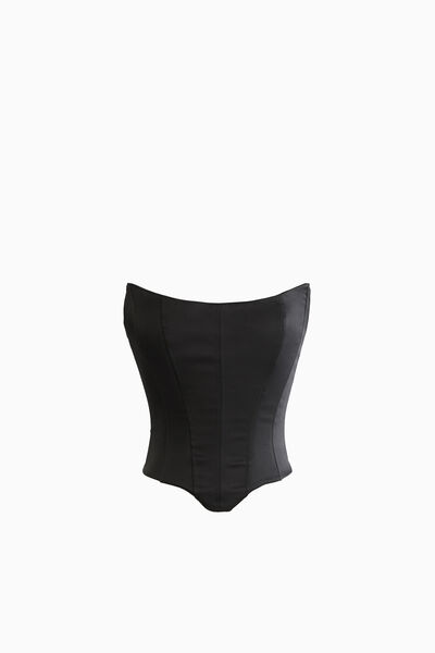 Bustier in raso