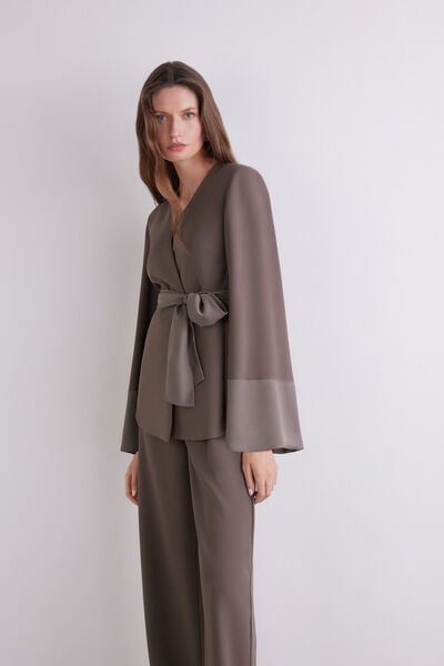 Blazer a kimono con cintura