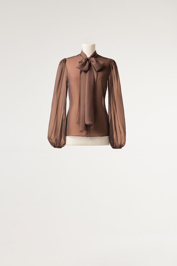 Camicia con fiocco