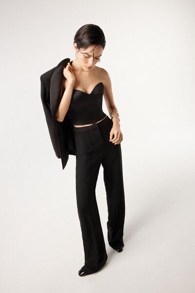 Bustier in raso
